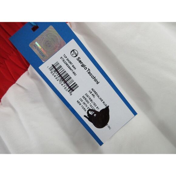 NWT Sergio Tacchini TCP Shorts Adrenaline Rush Mens Size 4XL Mesh Lined Shorts - Picture 3 of 14